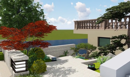 南郊別墅24號景觀設計視頻