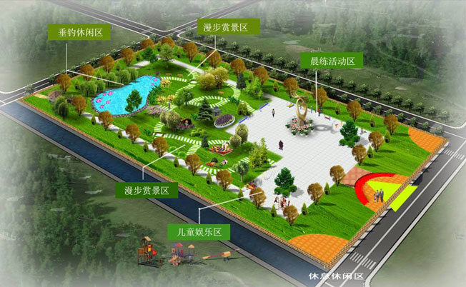 景觀設計施工圖繪制方法及圖繪效果圖