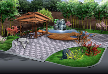 園林設計營造的效果及實景圖