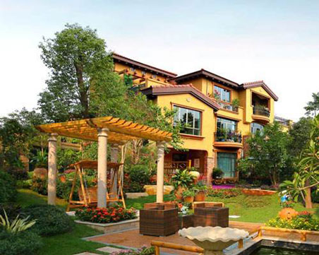 私家花園施工流程及施工實景圖